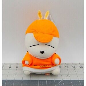 Mashimoro Orange Rabbit Plush Yeopki Tokki 2003 Hang Tag CL-KO Suction Cup